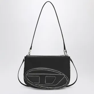 Diesel 1DR Twin black/silver shoulder bag