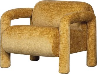 De Eekhoorn Design Loungesessel Lenny, Gelb-Gold
