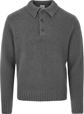 Aspesi Maglia M184 Polo - Heren - Ronde hals truien - Grijs - XL - Wol - Truien & Vesten