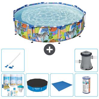 Bestway Piscina Bestway Steel Pro Redonda - Selva - 305x66 Cm - 7-piezas S21636