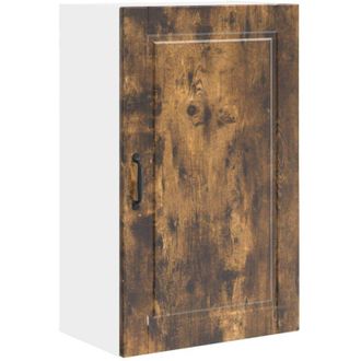 vidaXL Mueble De Cocina Con Estante Roble Ahumado 50 X 31 X 80 Cm Vidaxl