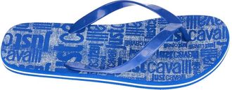 Just Cavalli E94 151 RMC Flip Flops - Heren - Slippers - Blauw - 44 EU - Polyester - Schoenen