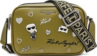 Karl Lagerfeld Maybelle Crossbody in Olive at Nordstrom