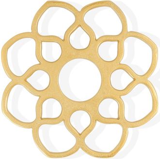 Tiramisu Gilded Bloom Handcrafted Aluminum Trivet