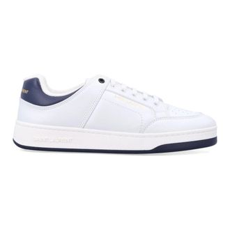 Saint Laurent White Blue Trainers - male - Saint Laurent - Sneakers - White - 6 UK - Shoes