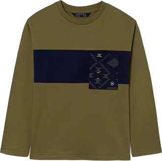 MAYORAL chest-pocket T-shirt - kids - Cotton - 10 yrs - Green