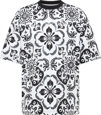Carlo Colucci Oversize T-Shirt - Moza&iuml;ek Erfenis - Heren - T-shirts - Zwart - XS - Katoen - Tops