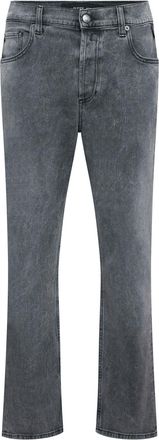 Replay Womens Maijke Straight-Fit Jeans in Grey Cotton - Size 29W/30L