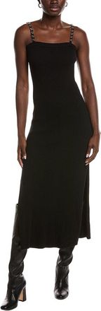 Maje Ribbed Midi Tank Dress