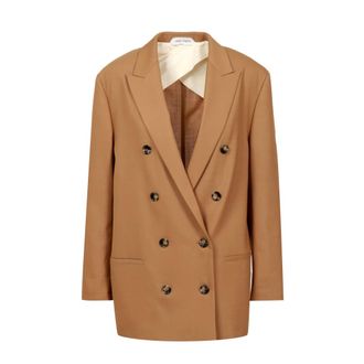 Alberta Ferretti Dames, Jassen, Bruin, Maat: 2XS Poliester