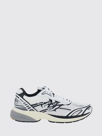 Amiri M-Tech Bicolour Leather and Mesh Trainers with Applied Logo