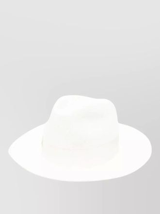 Borsalino giulietta straw hat teardrop crown grosgrain