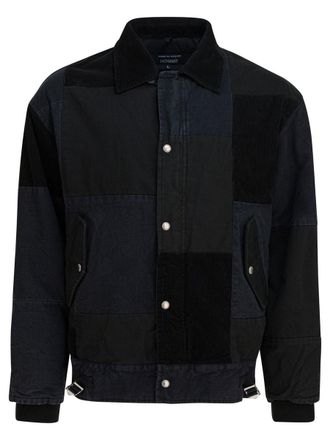 Comme Des Gar&ccedil;ons Jacket With Tone-On-Tone Patchwork