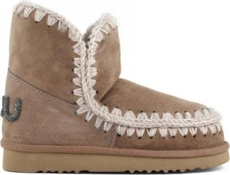 Mou Eskimo 18 Glitter Logo Boot - Dames - Winterlaarzen - Bruin - 36 EU - Wol - Schoenen