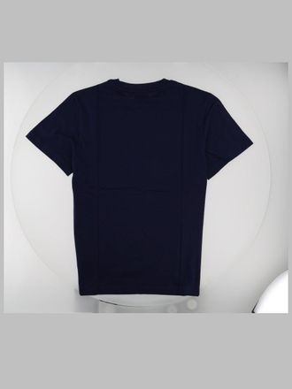HUGO BOSS Logo-Print Cotton T-Shirt - Navy