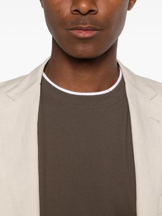 Kiton Mens Crew-Neck T-Shirt Ss26 M