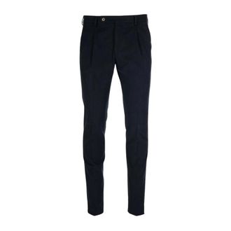 Berwich Heren, Broeken, Blauw, Maat: XL Katoen