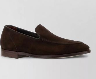 Crockett & Jones suede leather loafers
