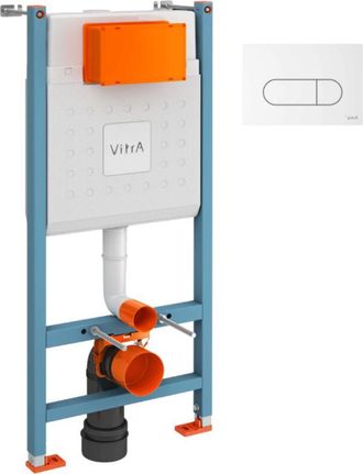 Vitra Estructura Autoportante Vitra V-fix Core Para Muro De Carga + Placa Redonda White Root