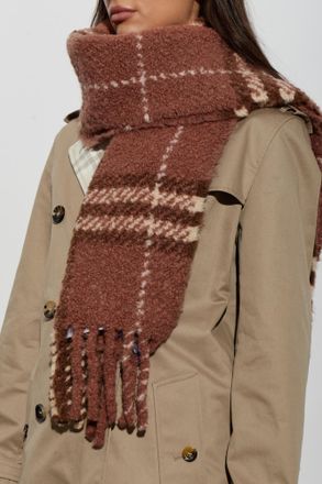 Burberry Wool Scarf, Unisex, Pink