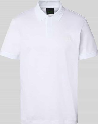 HUGO BOSS Regular Fit Poloshirt aus reiner Baumwolle Modell PS Spirit 70 Plk in Weiss, Gr&ouml;&szlig;e XXXL