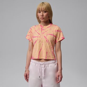 Nike Jordan Womens Jordan Brooklyn Graphic T-Shirt in Yellow | IR0774-746