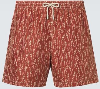 Canali Printed swim trunks