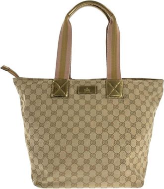 Gucci Gg Sherry Line Tote (Authentic Pre-Loved)