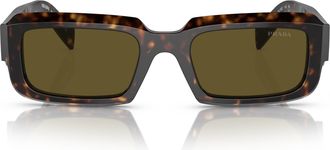 Prada 0pr 27zs Rectangular Acetate Sunglasses