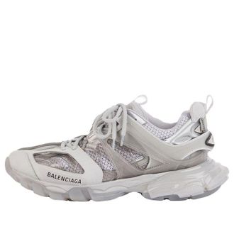 Balenciaga (WMNS) Balenciaga Track Clear Sole Daddy Shoes Grey 647741W3BM41200