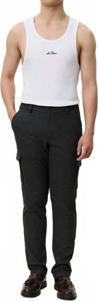 Les Deux Como Reg Cargo Pant In Charcoal