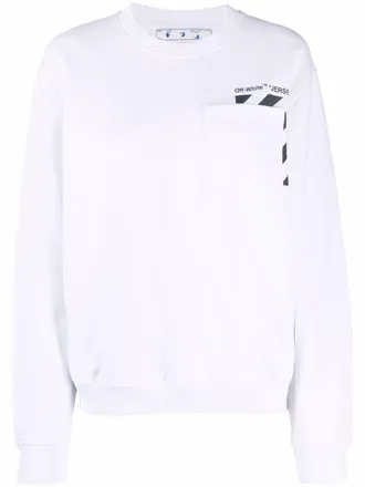 Felpa off white bianca deals