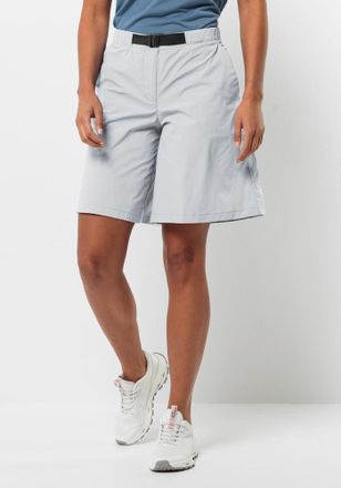 Jack Wolfskin Trekkingshorts JACK WOLFSKIN WANDERWHIM SHORTS W, Damen, Gr. 34, Normalgr&ouml;ssen, grau (cool, grau), OBERSTOFF: 100% POLYESTER Futter: 100% POLYESTER, H