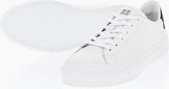 Givenchy Leather CITY Low-Top Sneakers with Contrasting Detail size 41