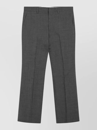 Prada mens tailored suit trousers belt loops