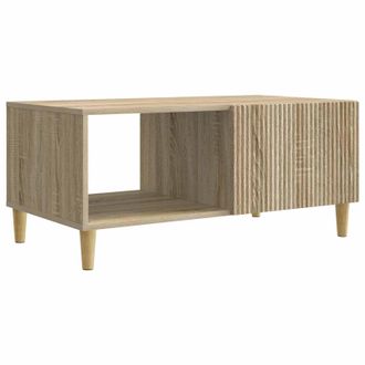 vidaXL Mesa De Caf&eacute; Roble Sonoma 90 X 50 X 40 Cm Madera De Ingenier&iacute;a Vidaxl