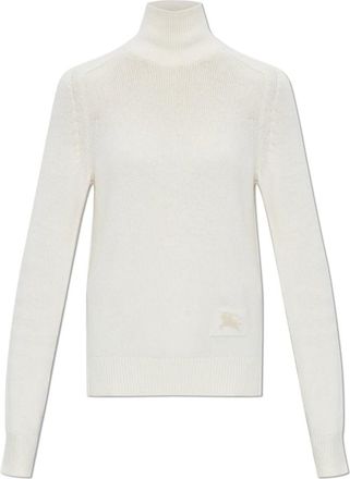 Burberry Maglione in Cashmere Christina - - Knitwear - Donna - Beige - S