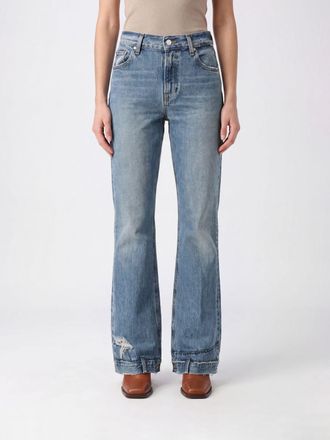 Haikure Jeans Flora flared fit a vita alta in denim di cotone
