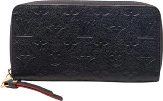 Louis Vuitton Pre-owned Wallets, female, Blue, Size: ONE SIZE Pre-owned Monogram Empreinte Long Wallet