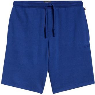 BOSS Ribbed Pajama Shorts in Medium Blue at Nordstrom, Size Xx-Large
