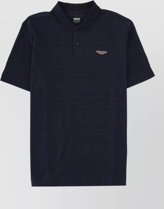 HUGO BOSS cotton logo polo shirt