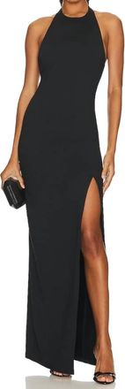 Susana Monaco Womens Open Back Halter Cocktail Dress In Black