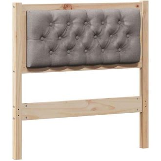 vidaXL Headboard Other Brown and taupe 75 cm Solid pine wood vidaXL