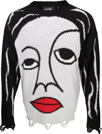 Haculla Maglione con stampa - Nero