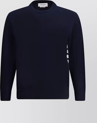 Thom Browne iconic bands sweater with side slits