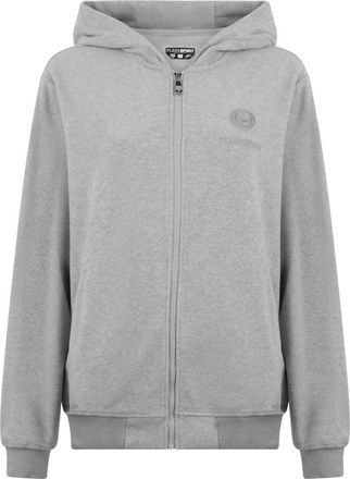Plein Sport Hoodie Sweatjacket - Heren - Sportshirts - Grijs - 4XL - Fitness