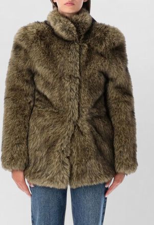 Frankie Shop faux fur cinched jacket