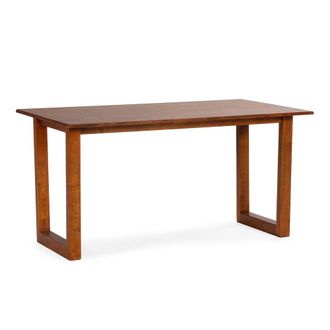 HOMN Mesa de comedor color nogal 140 cm