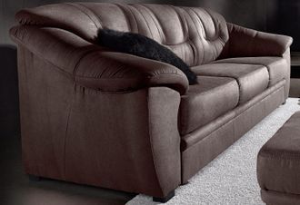 Sit&more 3-Sitzer »Safira« inklusive komfortablem Federkern, wahlweise mit Bettfunktion