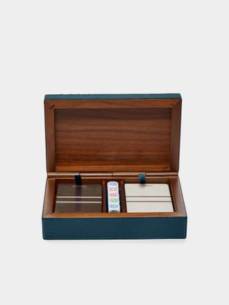 Giobagnara Leather Royal Dice and Playing Cards Set